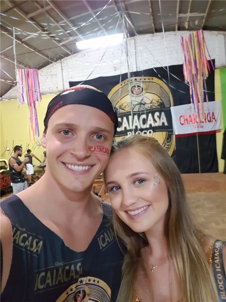 Mário e Valentina em 2018